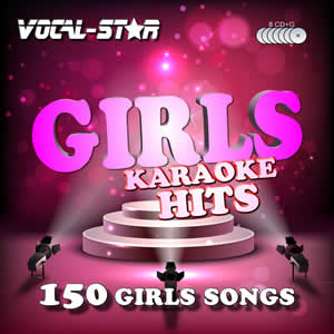 Vocal-Star Girls Karaoke Disc Set 8 CDG Discs 150 Songs