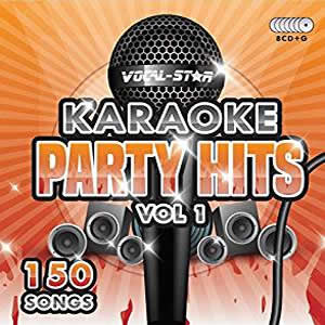 Juego de discos de CD con texto en ingl/és Party Hits Vol 11-150 canciones en 8 discos CDG Vocal-Star Karaoke
