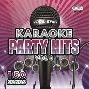 Vocal-Star Party Hits 8 Karaoke Disc Set 8 CDG Discs 150 Songs